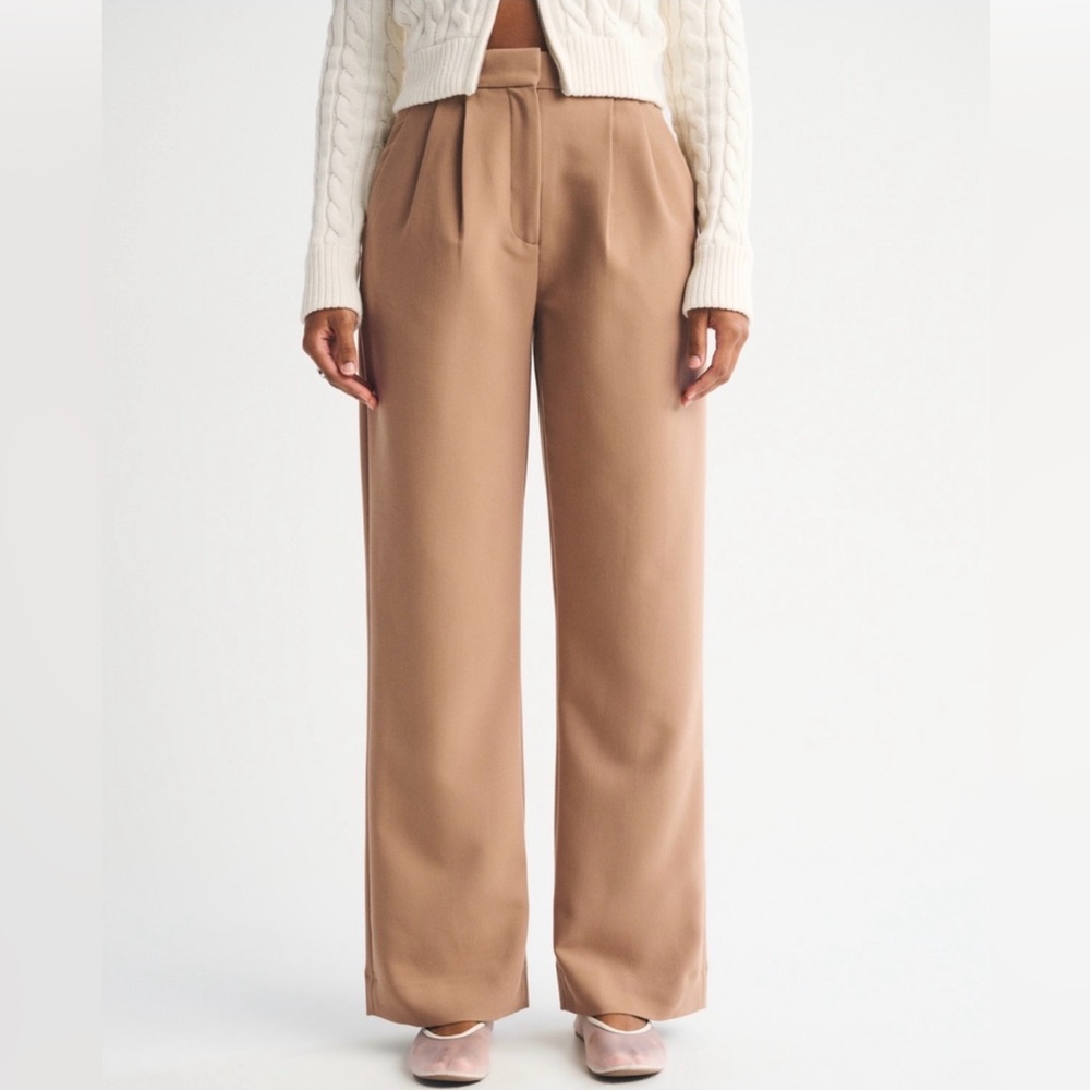 Abercrombie&Fitch Dress Pants Curve love sloane wide leg